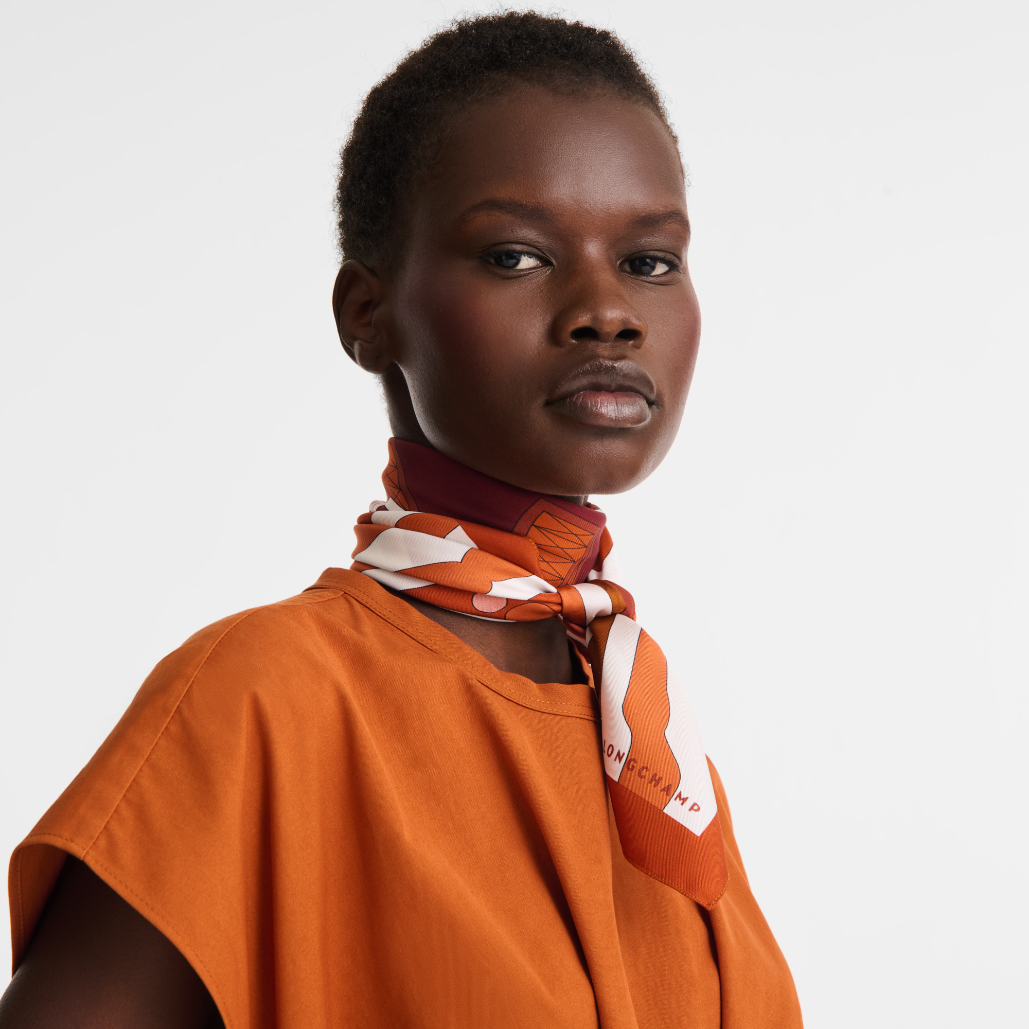 Pashmina de seda Equestrian Tower 70